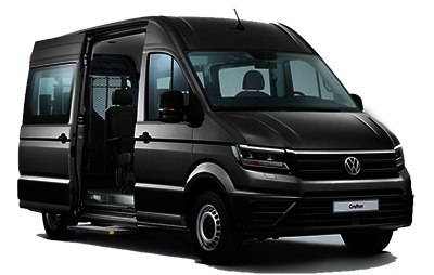 Minibus-Umbau Crafter 35 Kasten 2.0 l TDI SCR BlueMotion Technology 103 kW (140 PS), 6-Gang Schaltgetriebe, Radstand: 3640 mm